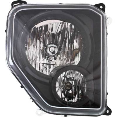 Rareelectrical - Headlight Compatible With 2010-2012 Jeep Liberty 3.7L V6 Ekg Right Passenger Side Halogen
