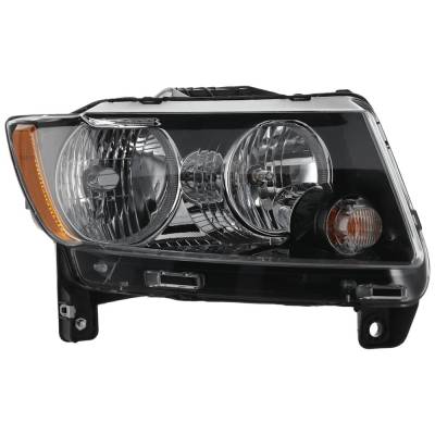 Rareelectrical - Headlight Compatible With 2013-2017 Jeep Compass 2.4L 2.0L I4 Ed6 Right Passenger Side Halogen