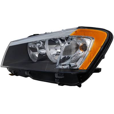 Rareelectrical - Headlight Compatible With 2011-2014 Bmw X3 2.0L 3.0L I4 N20 N55 Left Driver Side Halogen Repb100180q