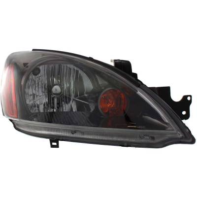 Rareelectrical - Headlight Compatible With 2004-2007 Mitsubishi Lancer 2.0L 2.4L I4 Right Passenger Side Halogen