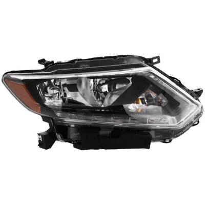 Rareelectrical - Headlight Compatible With 2014-2016 Nissan Rogue 2.5L 2.0L I4 Qr25de Mr20dd Right Passenger Side
