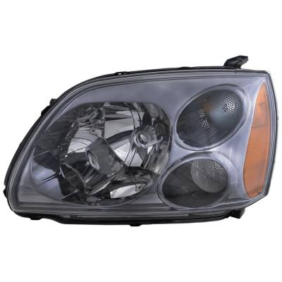Rareelectrical - Headlight Compatible With 2004-2012 Mitsubishi Galant 2.4L 3.8L I4 Left Driver Side Halogen