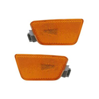 Rareelectrical - New Pair Of Side Marker Light Compatible With Chevrolet Cruze 2011-2015 95186927 95186926 Gm2551198