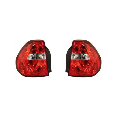 Rareelectrical - New Pair Of Tail Lights Fits Chevrolet Malibu Sedan 2004-2008 15868493 Gm2800165