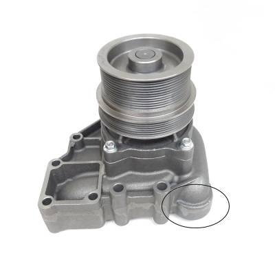 Rareelectrical - New Heavy Duty Water Pump Compatible With 1999-2019 Peterbilt 365 367 378 379 384 386 389 587