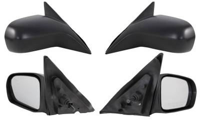 Rareelectrical - New Left Driver & Right Passenger Side Door Mirror Compatible With 2001-2005 Honda Civic Ho1321140