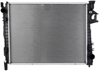Rareelectrical - Radiator Assembly Compatible With 2002-2003 Dodge Ram 1500 Crew Cab Pickup, Ram 1500 Standard Cab