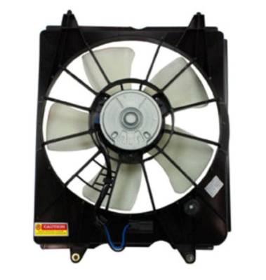 Rareelectrical - New Left Driver Side Engine Cooling Fan Assembly Compatible With 2010-2014 Honda Cr-V 38616-Rb0-003