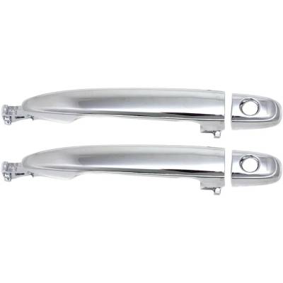 Rareelectrical - Front Driver Side Exterior Door Handle Compatible With 2003-2017 Toyota Avalon Toyota Camry 4Runner
