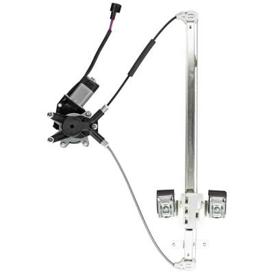 Rareelectrical - New Left Rear Window Regulator With Motor Compatible With Dodge Mitsubishi Ram Dakota Slt 6 Cyl 3.7L