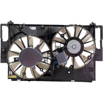 RAREELECTRICAL - New Dual Cooling Fan Assembly Compatible With Lexus Toyota Rav4 Hybrid Se 4 Cyl 2.5L Nx300h Base 4