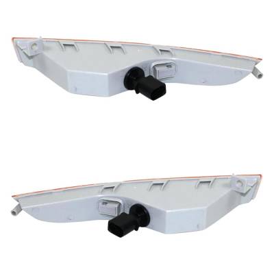 Rareelectrical - New Pair Of Turn Signal Lights Compatible With Volkswagen Cc 2.0L 3.6L 2009 2010 2011 2012 By Part