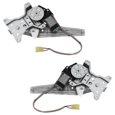 Rareelectrical - New Rear Left And Rear Right Window Regulator Compatible With Toyota Yaris S Yaris Base 2007-2012 By