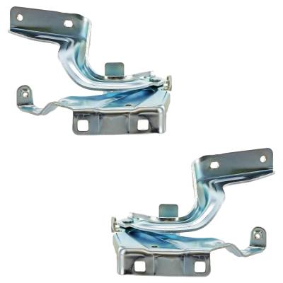 Rareelectrical - New Pair Of Hood Hinge Compatible With Nissan Kicks S 4 Cyl 1.6L Kicks Sv 4 Cyl 1.6L 2018-2023 By