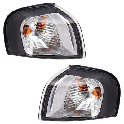 Rareelectrical - New Pair Of Corner Light Compatible With Volvo S80 T6 6 Cyl 2.8L S80 2.9 6 Cyl 2.9L 1999-2003 By