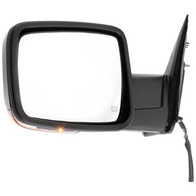 Rareelectrical - Side Mirror Fits 2013 Ram 1500 2500 3500 3.6L 5.7L V6 Left Driver Side 395Hp Replaces 68096199Ah-Pfm