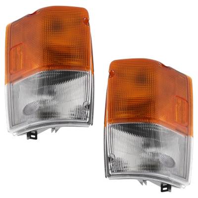 Rareelectrical - New Front Right And Front Left Turn Signal Light Compatible With Gmc Isuzu Npr-Hd Base 4 Cyl 5.2L
