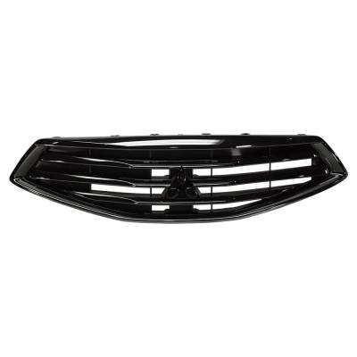 RAREELECTRICAL - New Black Grille Assembly Compatible With Mitsubishi Mirage G4 Rf 3 Cyl 1.2L Mirage G4 Es 3 Cyl 1.2L