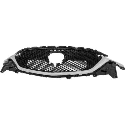 Rareelectrical - New Dark Gray Grille Assembly Compatible With Mazda Cx-5 Sport 4 Cyl 2.5L Cx-5 Carbon Edition 4 Cyl
