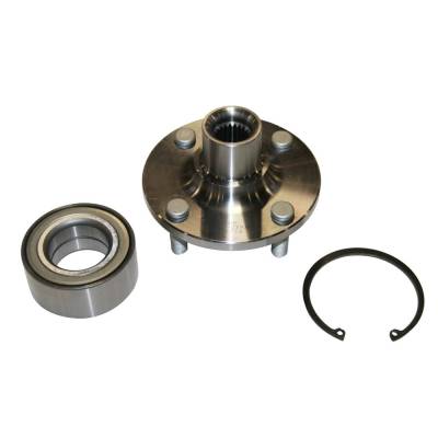 Rareelectrical - Neon 4-Lug Front Wheel Hub Kit Compatible With 1995-1999 Dodge Plymouth 2.0L L4 M12x1.5 Non-Abs