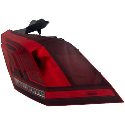 Rareelectrical - New Right Outer Tail Lights Compatible With Volkswagen Tiguan S Se Sport Utility 4-Door 2018-2023 By