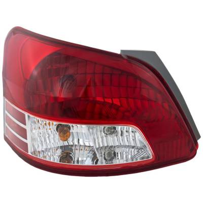 Rareelectrical - Tail Light Compatible With 2007-2012 Toyota Yaris 1.5L I4 Left Driver Side Halogen Rept730310 106Hp
