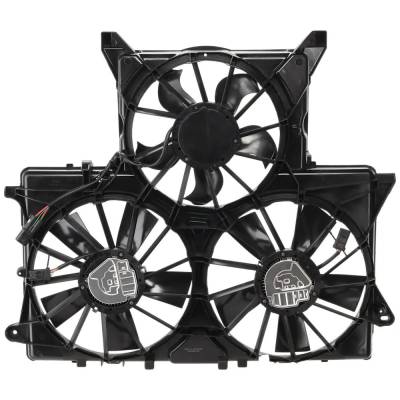 Rareelectrical - New Triple Cooling Fan Assembly Compatible With Chevrolet Gmc Sierra 1500 Elevation 4 Cyl 2.7L
