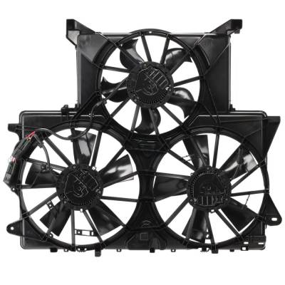 Rareelectrical - New Triple Cooling Fan Assembly Compatible With Cadillac Chevrolet Gmc Escalade Esv Premium Luxury