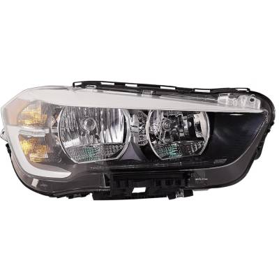Rareelectrical - Headlight Compatible With 2016-2022 Bmw X1 2.0L I4 B48 Right Passenger Side Halogen Rb10010027 228Hp