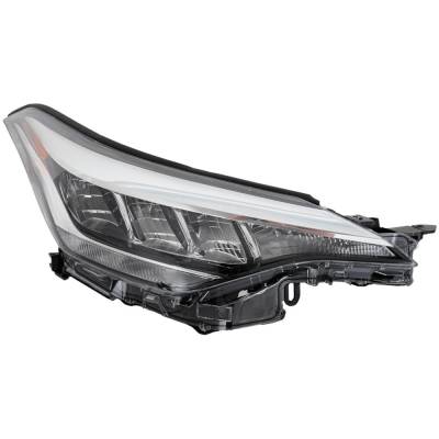 Rareelectrical - Headlight Compatible With 2020-2022 Toyota C-Hr 2.0L I4 Right Passenger Side Halogen Rt10010269u