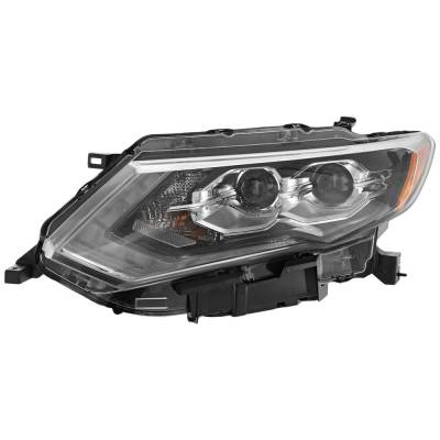 Rareelectrical - Headlight Compatible With 2019-2020 Nissan Rogue 2.5L 2.0L I4 Qr25de Mr20dd Left Driver Side Led