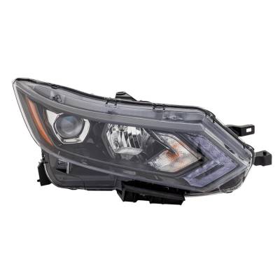 Rareelectrical - Headlight Compatible With 2020-2022 Nissan Rogue Sport 2.0L I4 Mr20dd Right Passenger Side Halogen