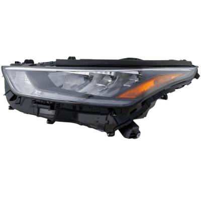 Rareelectrical - Headlight Compatible With 2020 Toyota Highlander 3.5L 2.5L V6 A25a-Fxs Left Driver Side Led