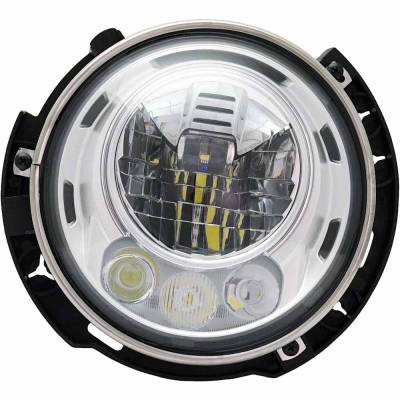 Rareelectrical - Headlight Compatible With 2017-2018 Jeep Wrangler Wrangler Jk 3.6L 2.0L V6 Gme-T4 Left Driver Side