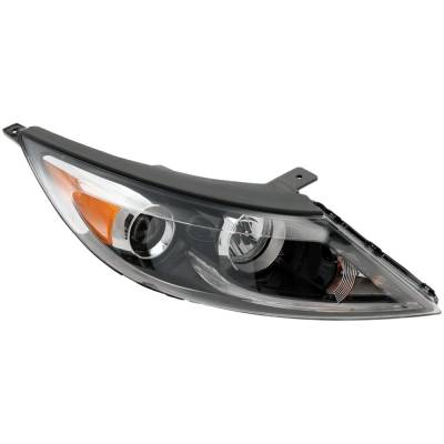 Rareelectrical - Headlight Compatible With 2013-2016 Kia Sportage 2.4L 2.0L I4 Right Passenger Side Halogen