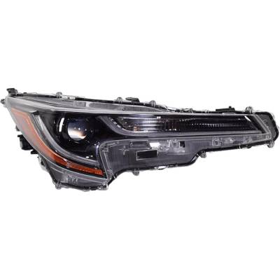 Rareelectrical - Headlight Compatible With 2020-2022 Toyota Corolla 2.0L 1.8L I4 M20a-Fks Right Passenger Side Led