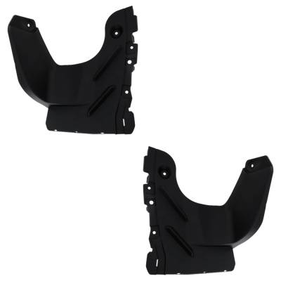 Rareelectrical - New Rear Left And Rear Right Bumper Cover Support Compatible With Toyota Highlander Hybrid Bronze