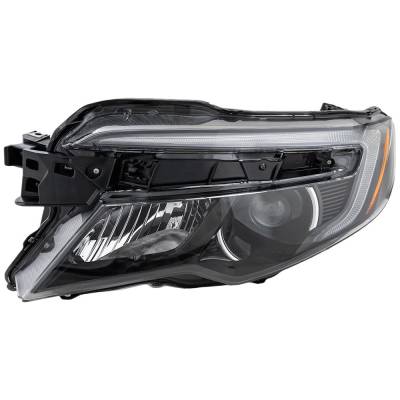 Rareelectrical - Headlight Compatible With 2016-2020 Honda Pilot Ridgeline 3.5L V6 J35y6 Left Driver Side Halogen