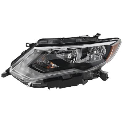 Rareelectrical - Headlight Compatible With 2017-2020 Nissan Rogue 2.5L 2.0L I4 Qr25de Mr20dd Left Driver Side Halogen