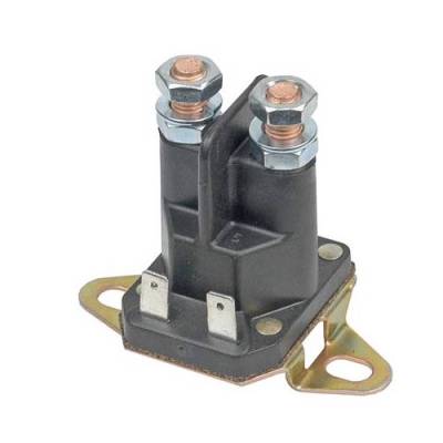 Rareelectrical - New 12V 100 Amp Continuous Duty Spst Solenoid Relay 4-Terminal Silver Contacts Compatible With Lawn