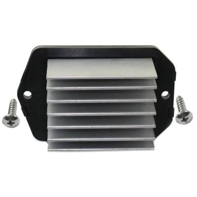 Rareelectrical - New 4-Blade Male Blower Motor Resistor Compatible With Jaguar Xf Base 4 Cyl 2.0L Xjr575 Base 8 Cyl