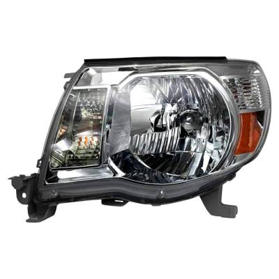 Rareelectrical - New Left Halogen Headlight Compatible With Toyota Tacoma Base Crew Cab Pickup 4 Door 2005 2006 2007
