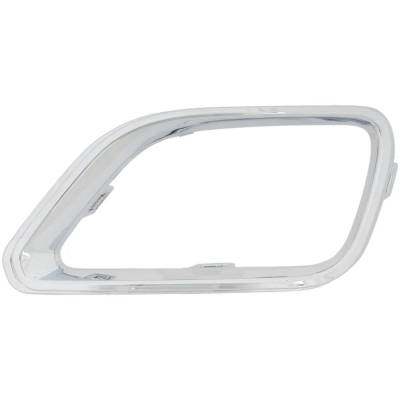 Rareelectrical - New Chrome Fog Light Trim Compatible With Jeep Cherokee 80Th Anniversary Cherokee X Limited Latitude