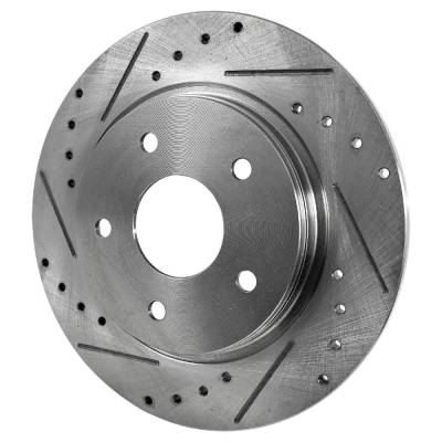 RAREELECTRICAL - Solid Brake Disc Compatible With Chrysler Dodge Grand Caravan American Value Package 6 Cyl 3.6L Town