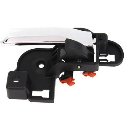 Rareelectrical - Front Or Rear Passenger Side Interior Door Handle Compatible With 2011-2018 Jeep Wrangler Chrome