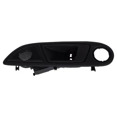 Rareelectrical - Front Driver Side Interior Door Handle Compatible With 2011-2019 Ford Fiesta Textured Black Without