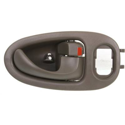 Rareelectrical - Front Or Rear Passenger Side Interior Door Handle Compatible With 2271 Beige With Lock Button