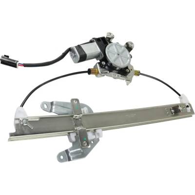 Rareelectrical - New Left Rear Window Regulator With Motor Compatible With Nissan Frontier Le 6 Cyl 3.3L Frontier Xe
