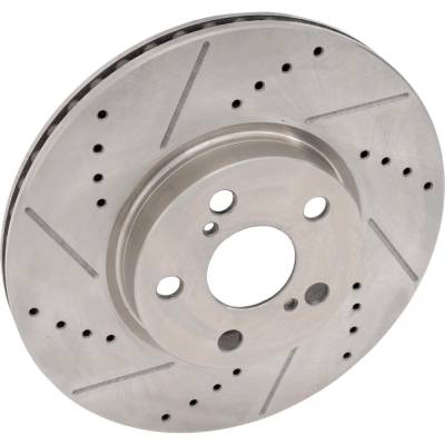 Rareelectrical - New Vented Brake Disc Compatible With Pontiac Scion Toyota Corolla Le Eco 4 Cyl 1.8L Xd Base 4 Cyl