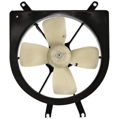 Rareelectrical - New Right Cooling Fan Assembly Compatible With Acura Honda Civic Del Sol S 4 Cyl 1.5L Civic Del Sol